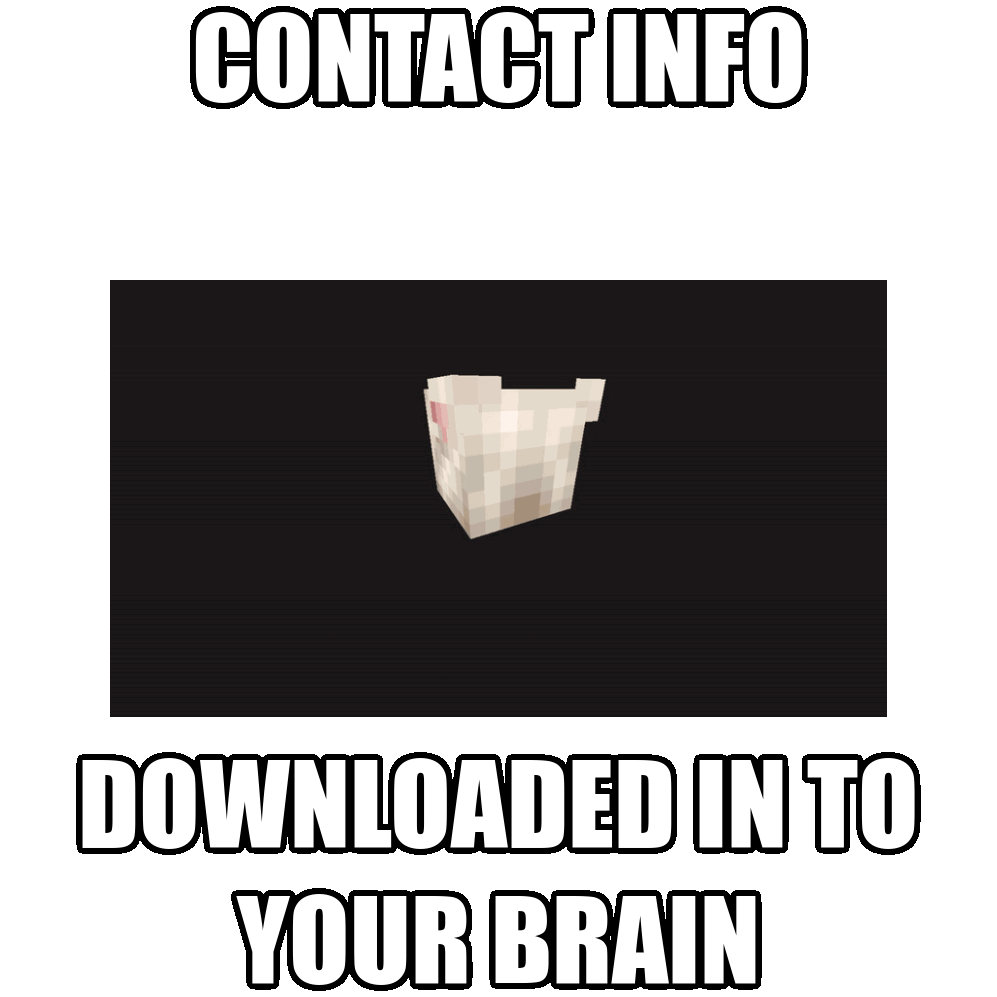 contact info downloaded in your brain